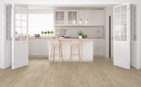 COREtec Plus Enhanced Luxury Vinyl in kitchen